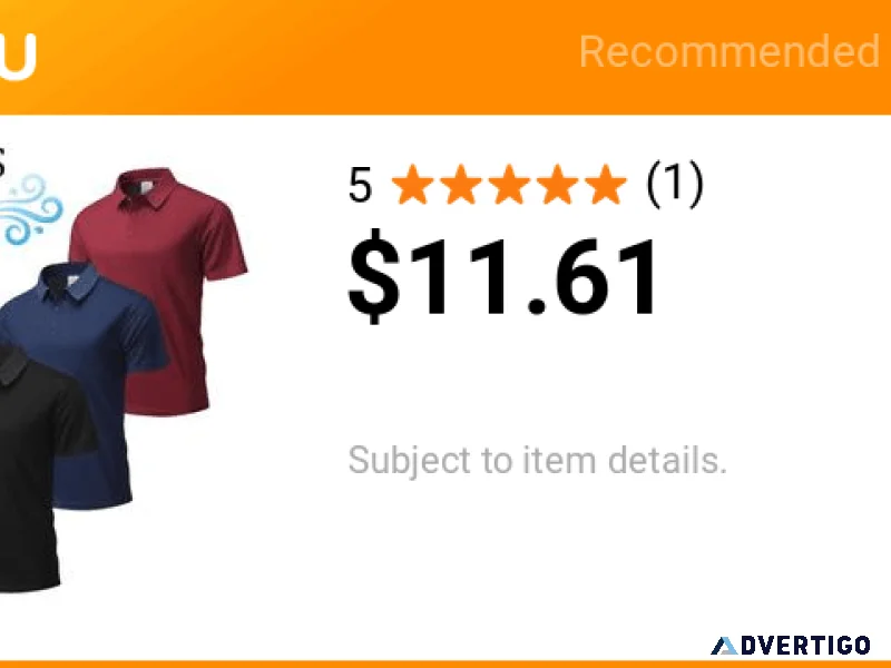 Mens polo shirts and more