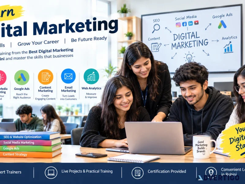 Build your career with digital marketing training in rohini