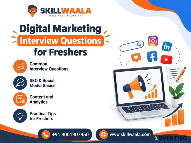 Digital marketing interview questions for freshers