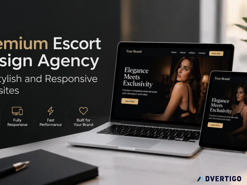 Premium escort design agency for stylish and responsive websites