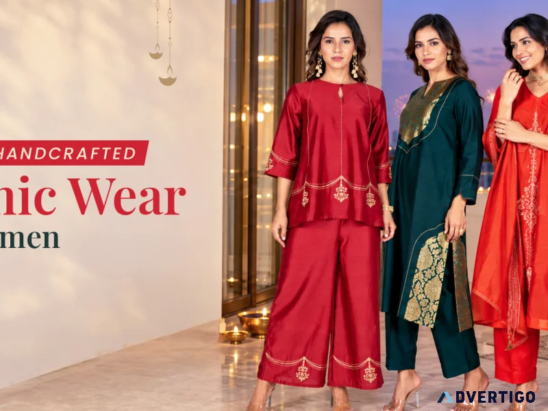 Luxury handcrafted ethnic wear for women