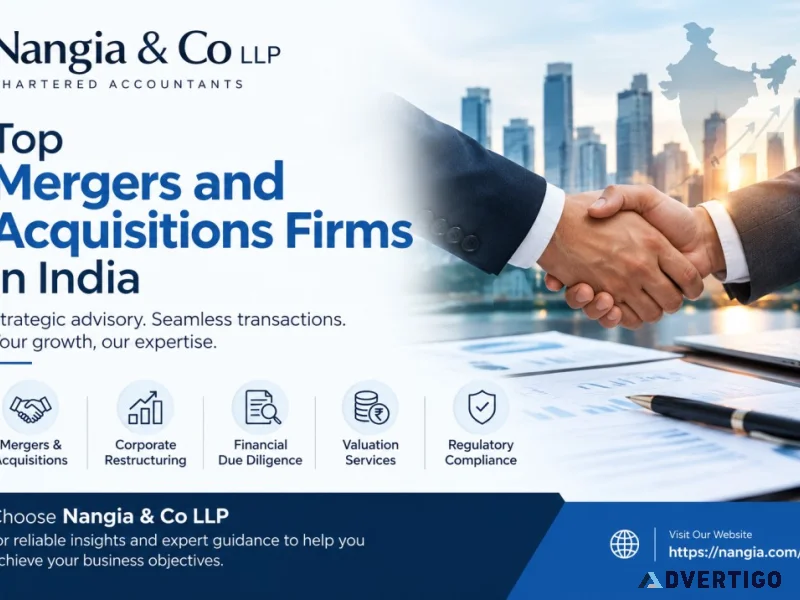 Top mergers and acquisitions firms in india nangia co llp
