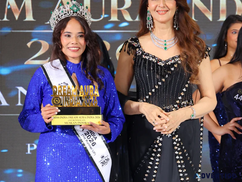 Muskan indora 1st runnerup miss dream aura india 2026