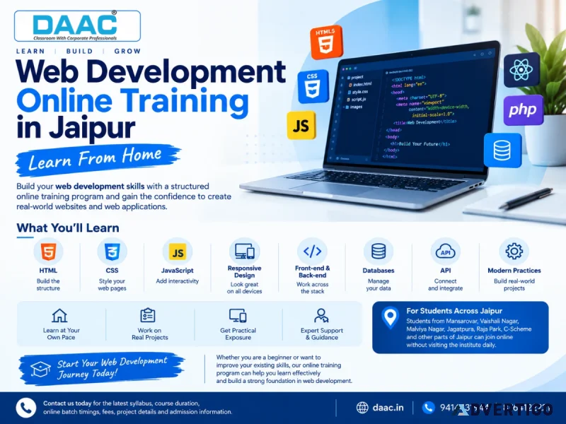 Learn c programming and web development in jaipur daac institu
