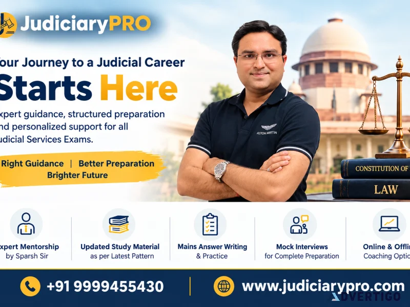 Judiciary pro best judiciary coaching in gurugram