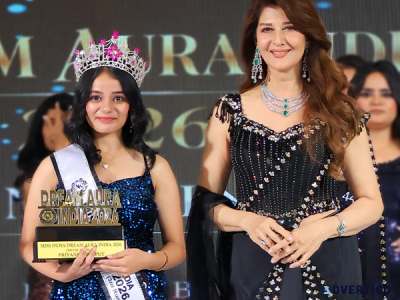 Priyanshi rajput 3rd runnerup miss dream aura india 2026