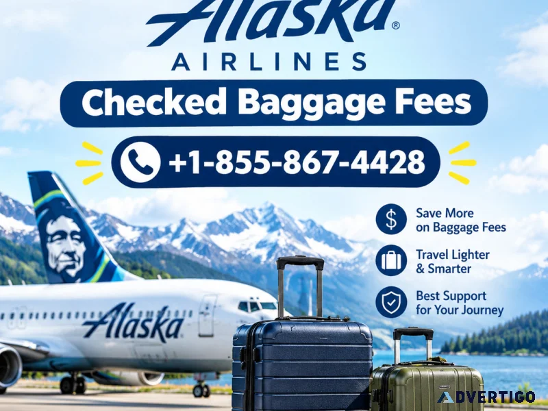 Alaska airlines checked baggage fees