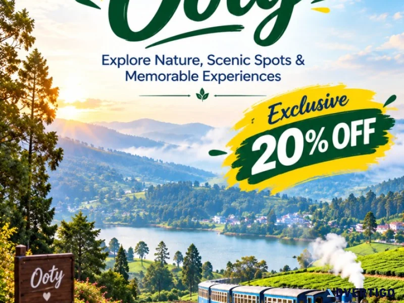 Things to do in ooty with exclusive 20 off 91 9090484850