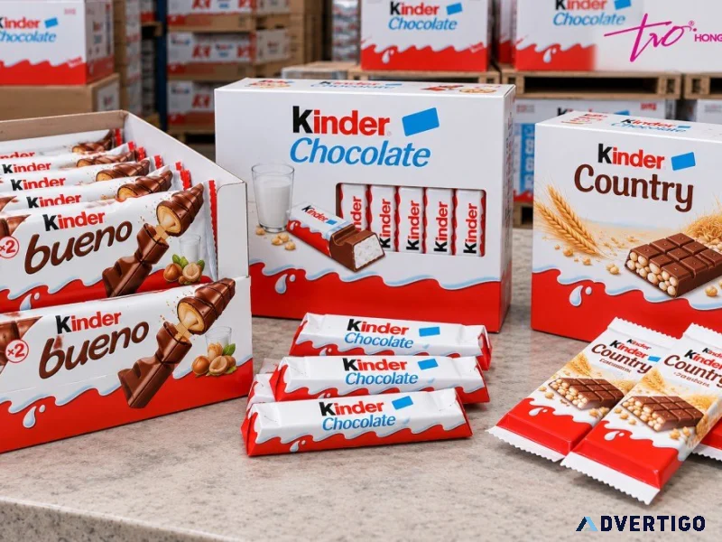 Kinder chocolate export orders with shelf life checks