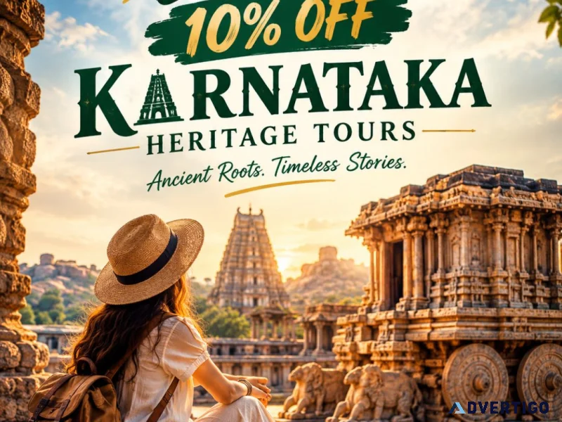 Exclusive 10 off karnataka heritage tours 91 9090484850