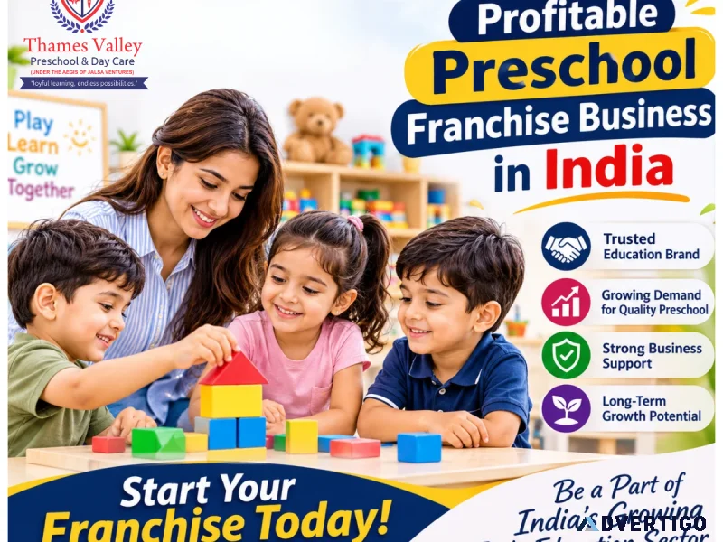 Profitable preschool franchise business in india