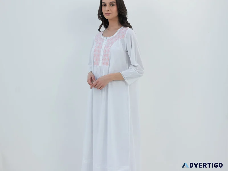 Order cotton nightdresses for women uae the cotton basket