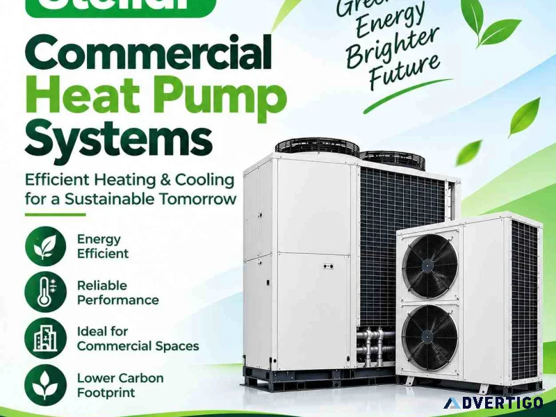 Choose sun stellar for smart commercial heat pump systems