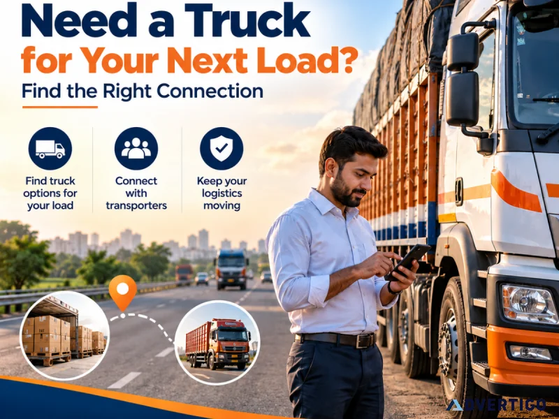 Book trucks online with reliable transport logistics solutions
