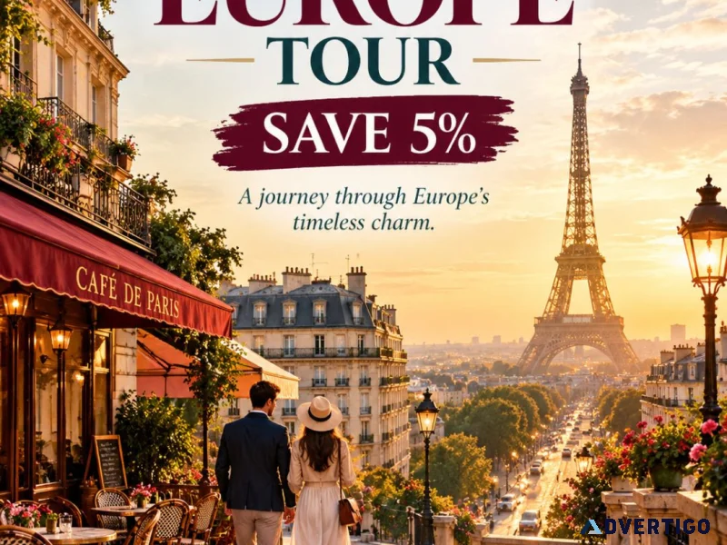 Book tour europe package save 5 91 9090484850