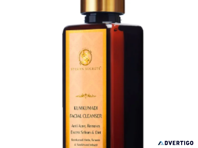 Kumkumadi facial cleanser