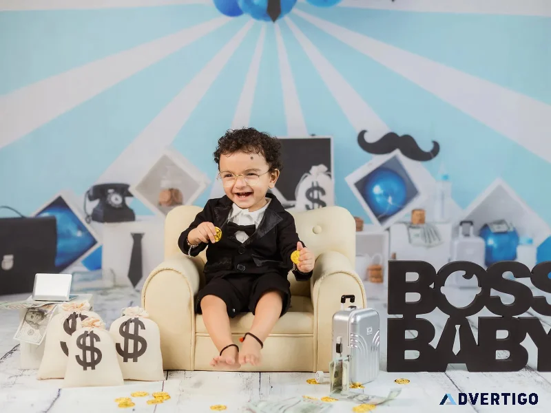 Kids birthday photoshoot by cradle studio