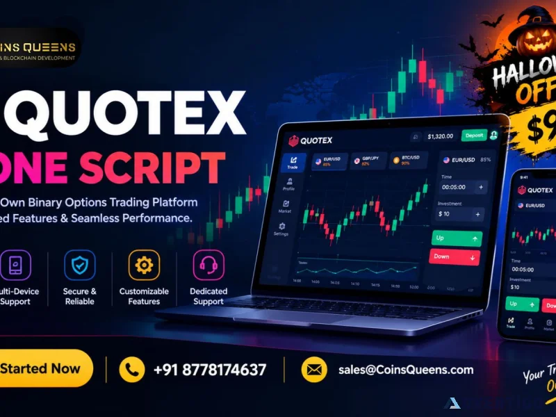 Quotex clone script at just 999 spooktacular halloween deal