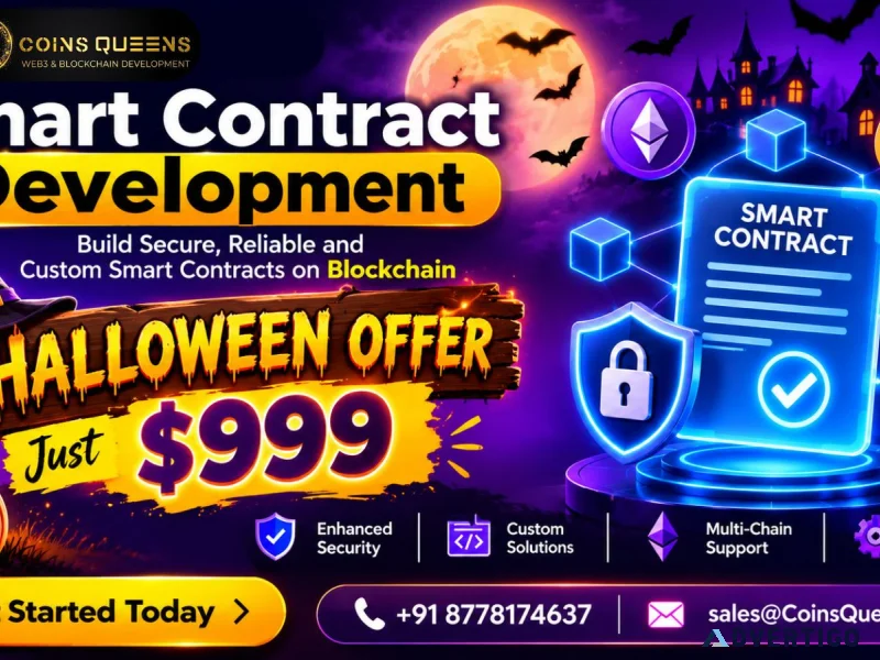 Smart contract development grab the 999 halloween deal