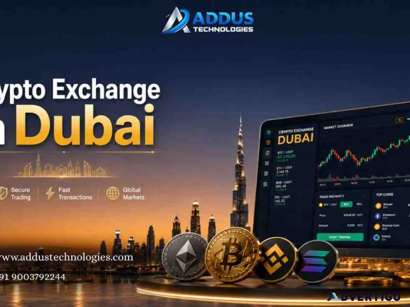 Leading crypto exchange development company in dubai for busines