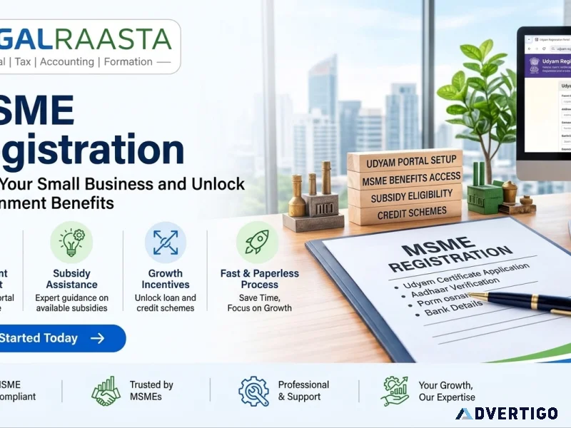 Msme registration online get government subsidies business loa