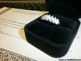 Certified Ladies 14K White Gold Diamond Ring