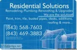 remodeling plumbing carpentry etc.