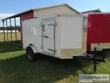 Enclosed Trailer w V-Nose Front Single Rear Door -4 ft.x 8 New t