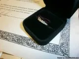 Certified Ladies 14K White Gold Diamond Wedding Band