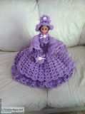 crocheted bed dolls