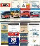1955 56 57 Pontiac Matchbook Covers