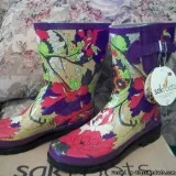 SAKROOTS BOOTS ARTIST CIRCLE FLOWER POWER RETIRED Size 8