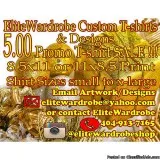 5.00 PROMO Custom Print T-shirt SALE