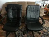 2 back office chairs
