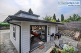 North Van Furnished Laneway House w Concrete Floors and Patio (8