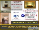 Best sober homes in Orange County