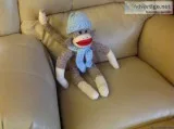 Sock Monkeys made from original red heel sock
