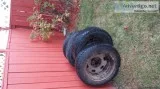 Winter tires with rims