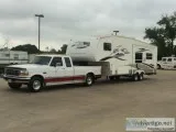 1997 Ford F250 with Fifth wheel Camper