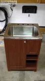 Sink Stainless Steel and Cabinet (Laundry Room or Salon) etc.