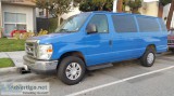 1997 Ford passenger van was blue airport shuttleeverything works