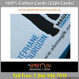 Today Offer Beautiful Cotton business Cards