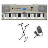 Yamaha DGX230 76-Key Digital Piano Pack with Stand Power Supply