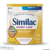 Baby Formula- Similac Expert Care NeoSure Infant Formula Pack x 