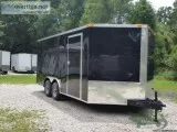 8.5   by16   V-Nose Front NEW Enclosed Cargo with D-Rings