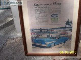 1957 Chevy Conv Sales Advert and Pic.