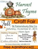 3rd Annual Harvest Thyme Fall Craft Fair
