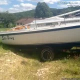 25 foot fiberglass sailboat