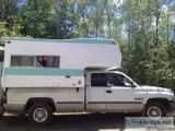 Retro truck camper New electrical renovated no leaks Jacks inclu