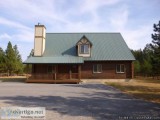 LOG HOME FOR SALE ON 5 TREED ACRES AT 27294 N. Clagstone Road At